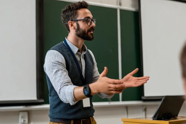 academic in class